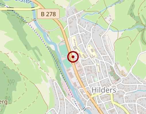 Karte: DRK ZUHAUSE Ulstertal Ambulanter Pflegedienst