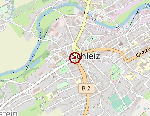 Karte: DRK Kreisverband Saale Orla e.V. Rot-Kreuz-Zentrum