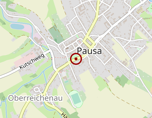 Karte: Tagespflege im Altenpflegeheim Pausa