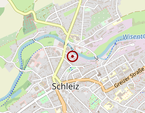 Karte: Schleizer Werkstätten gGmbH