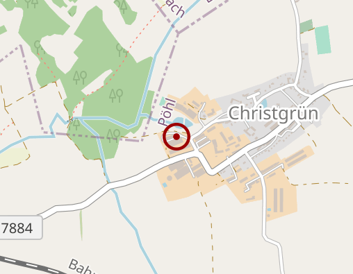 Karte: Diakonieverein Pöhl e.V., Sozialstation