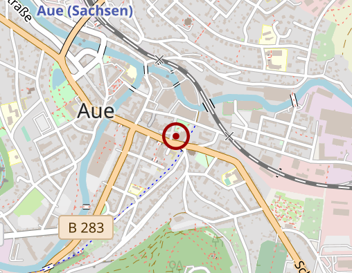 Karte: Ambulanter Pflegedienst der DRK Aue-Schwarzenberg gGmbH