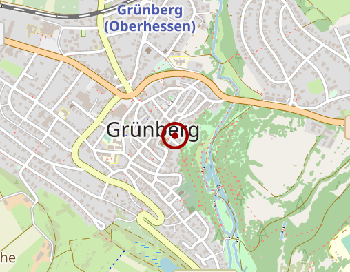 Karte: Ambulanter Pflegedienst der Stadt Grünberg