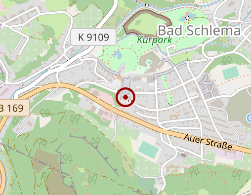 Karte: Kurgesellschaft Schlema mbH Ergotherapie im Kurhotel Bad Schlema