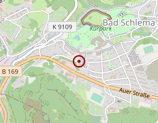 Karte: Diakonie-Sozialstation Aue-Land