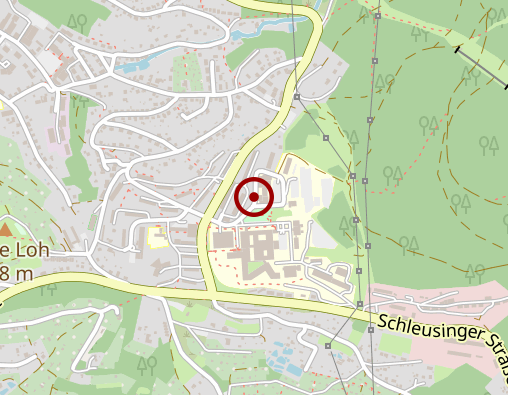 Karte: DRK Rettungsdienst Hildburghausen gGmbH Rettungswache Suhl