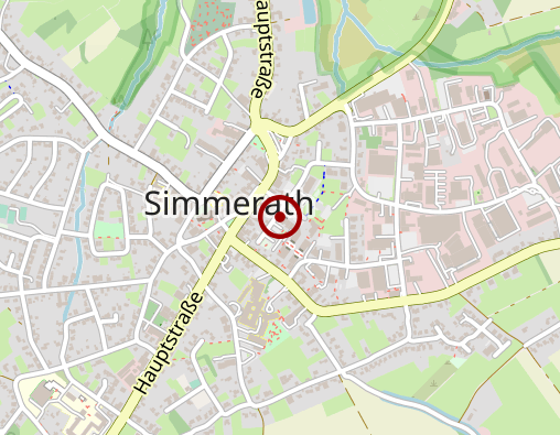 Karte: AOK Rheinland/Hamburg - Geschäftsstelle: Simmerath