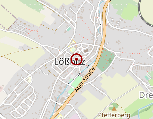 Karte: Diakonie-Sozialstation Lößnitz-Zwönitz