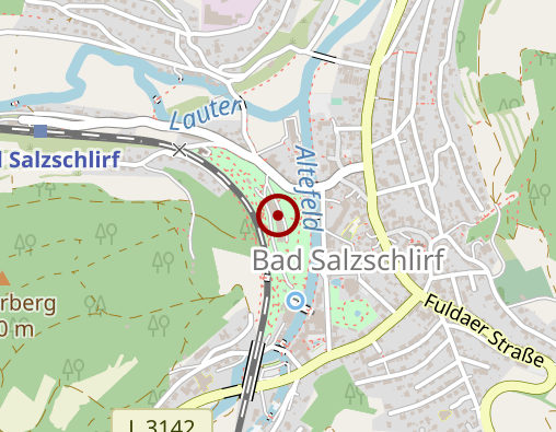 Karte: Kurpark-Residenz Bad Salzschlirf GmbH