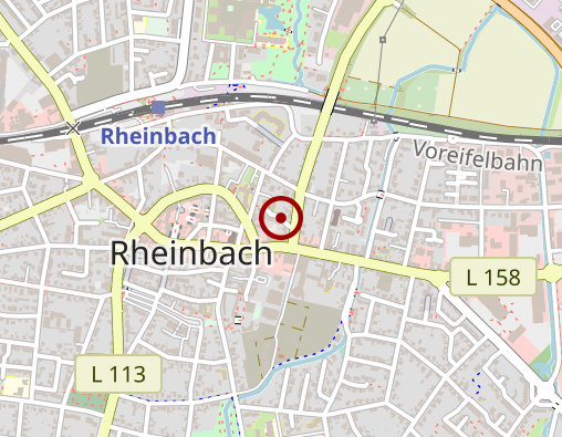 Karte: Malteser Ambulante Dienste Bonn/Rhein-Sieg gGmbH Dienststelle Rheinbach