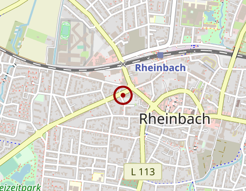 Karte: AOK Rheinland/Hamburg - Geschäftsstelle: Rheinbach