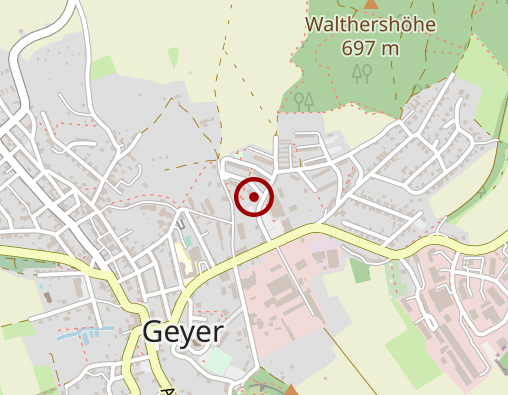 Karte: Sozialstation in der Ev.-Luth. Kirchgemeinde Geyer e. V.