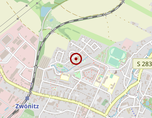 Karte: Pflegeheim Zwönitz