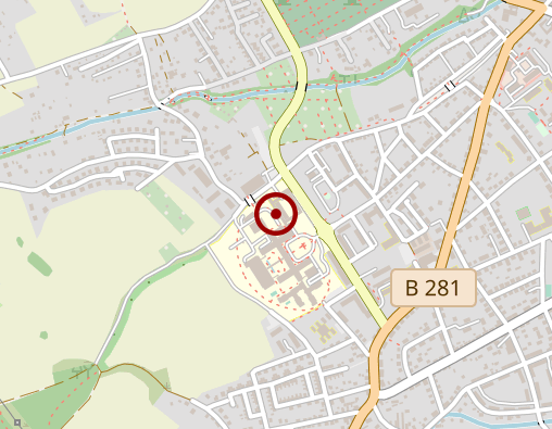 Karte: Thüringen-Kliniken "Georgius Agricola" GmbH