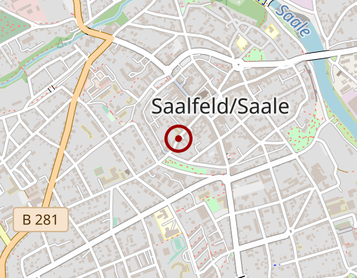 Karte: Tagespflege Saalfeld