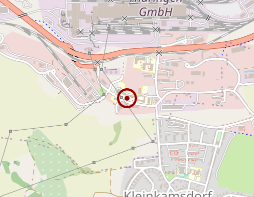 Karte: Ergotherapiepraxis im BZ