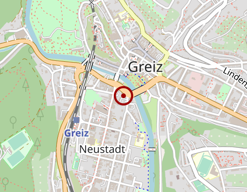 Karte: Haus an der Schlossbrücke Greiz