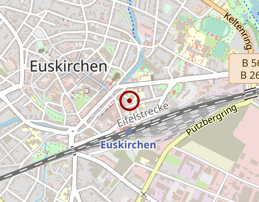 Karte: AOK Rheinland/Hamburg - Geschäftsstelle: Euskirchen