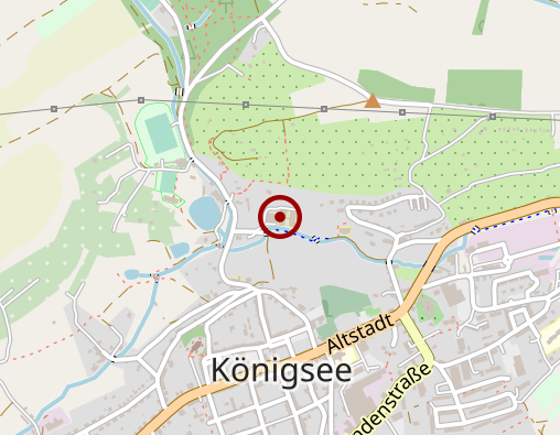 Karte: AWO Soziale Dienste Rudolstadt gGmbH Pflegeheim Königsee