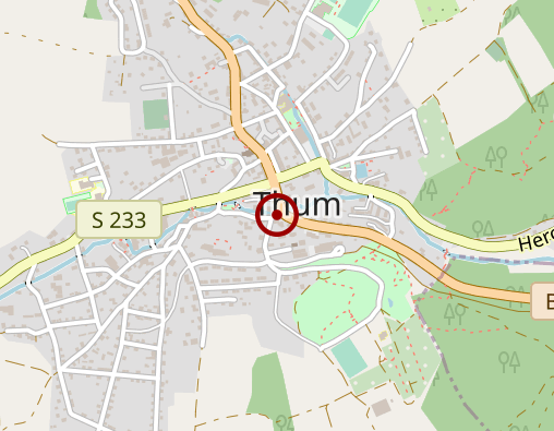 Karte: DRK Altenhilfezentrum Thum