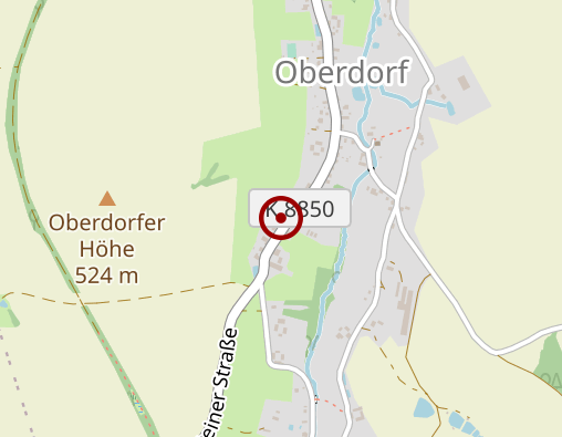 Karte: Klitzsch Teja Taxi u. Erzgeb.Festartikel