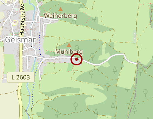 Karte: Bauelemente und Bestattungen