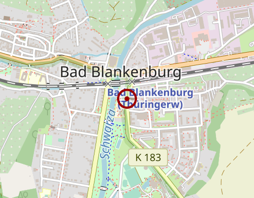 Karte: Diakonisches Altenhilfezentrum Saalfeld-Rudolstadt gGmbH Tagespflege Bad