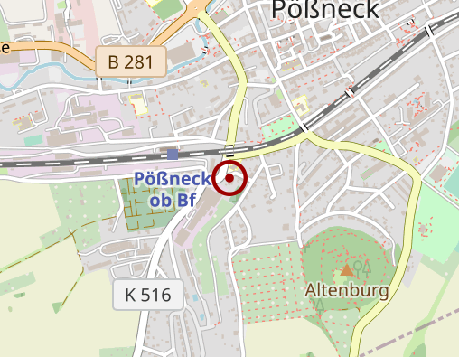 Karte: Bestattungshaus Kuschick