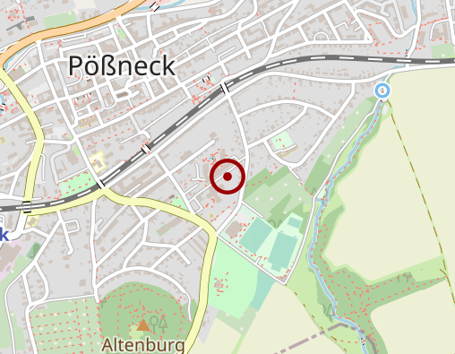 Karte: Sozialstation der Volkssolidarität Pößneck Pflege gGmbH