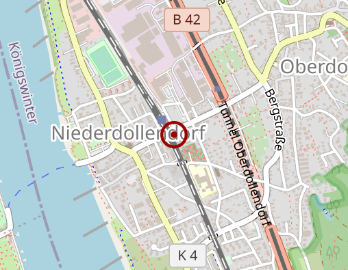 Karte: Homeycare Pflegedienst Königswinter