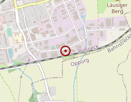 Karte: Pößnecker Werkstätten gGmbH