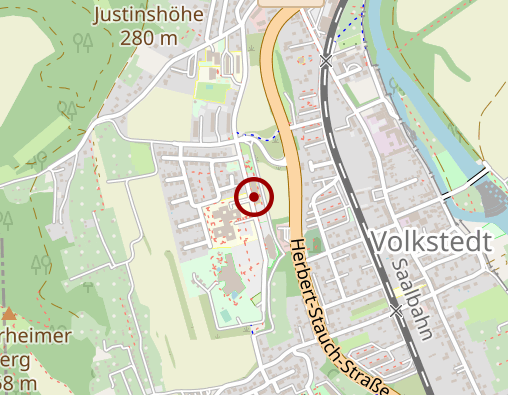 Karte: DRK Seniorenpflegeheim Rudolstadt