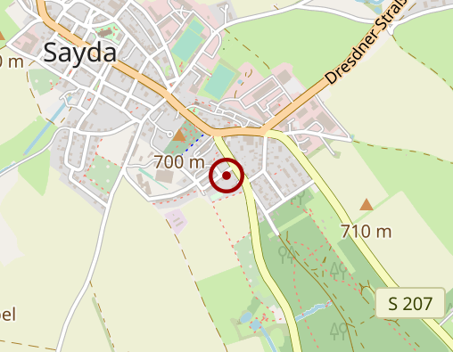 Karte: Pflegedienst "Regenbogen", Anja Schubert