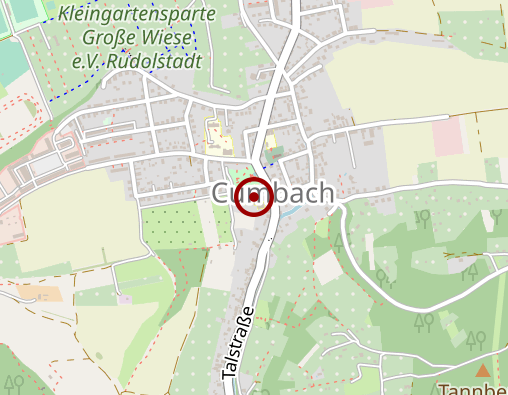 Karte: K&S Seniorenresidenz Rudolstadt-Cumbach