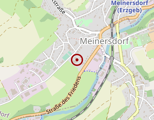 Karte: CURA Seniorencentrum Meinersdorf gGmbH