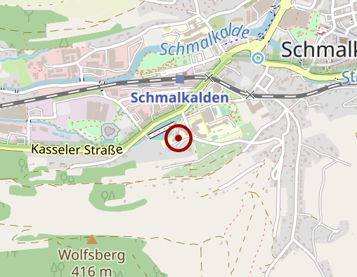 Karte: Seniorenpark Schmalkalden gGmbH