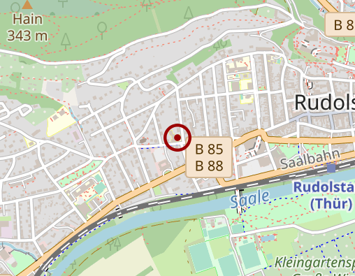 Karte: Caritas Trägergesellschaft "St. Elisabeth" gGmbH Altenpflegezentrum St. Elisabeth Haus Rudolstadt