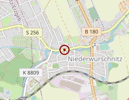 Karte: Johanniter-Unfall-Hilfe e.V., Pflegedienst Niederwürschnitz