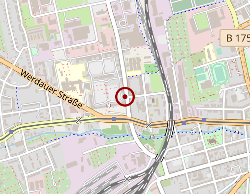 Karte: Bestattungsdienste Zwickau