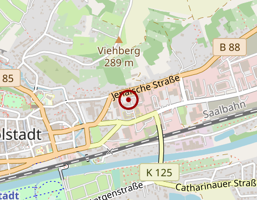 Karte: Thüringen-Kliniken "Georgius Agricola" GmbH,