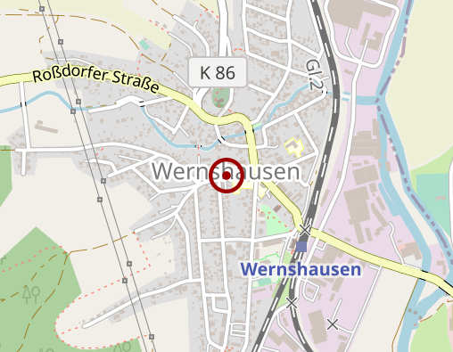 Karte: Petter & Tischer GmbH Wernshausen Häuslicher Kranken- und Pflegedienst