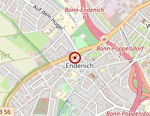 Karte: Jüliger Bestattungen