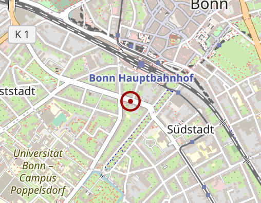 Karte: Ergotherapiezentrum Bonn