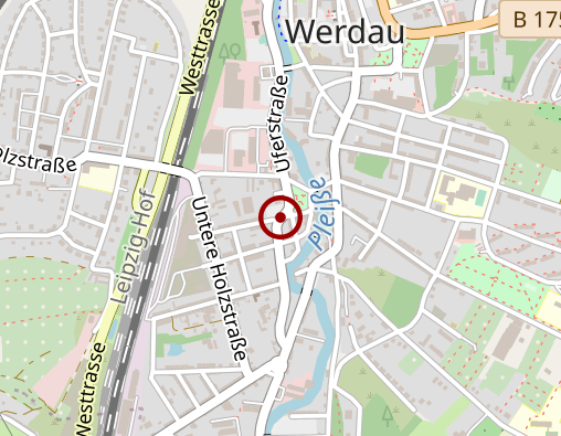 Karte: Johanniter-Unfall-Hilfe e. V. Pflegedienst Werdau