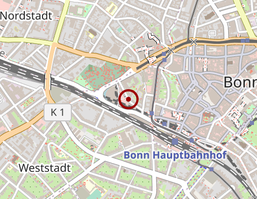 Karte: AZEP Bonn Ambulantes Zentrum für Ergotherapie und Physiotherapie