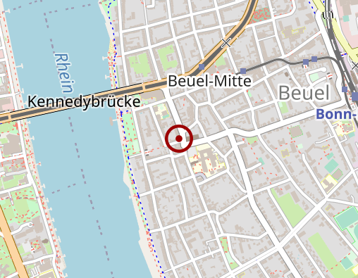 Karte: Veedels-Apotheke Bonn-Beuel