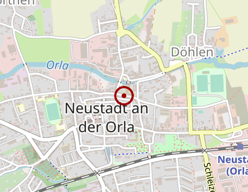 Karte: Betreutes Wohnen am Orlapark