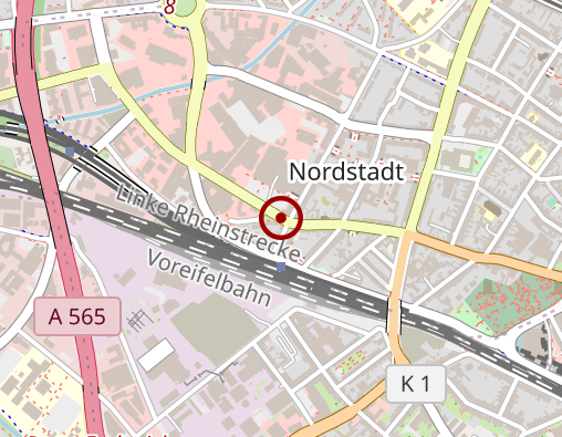 Karte: Apotheke an der Bornheimer Straße