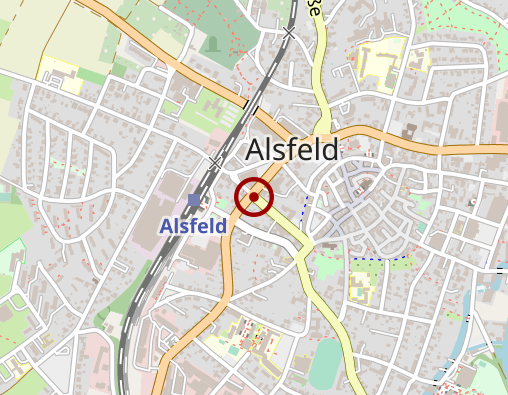 Karte: Alice-Apotheke am Bahnhof