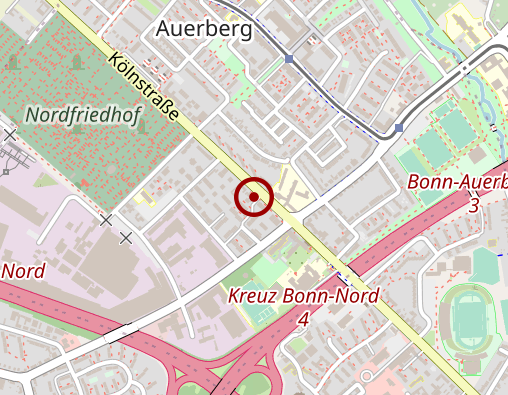 Karte: Leben mit Autismus e. V. Bonn, Rhein-Sieg, Eifel